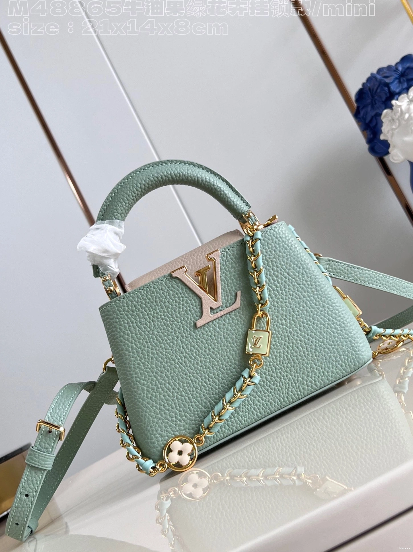 MINI-21*14*8CM CAPUCINES LOUIS VUITTON 0814